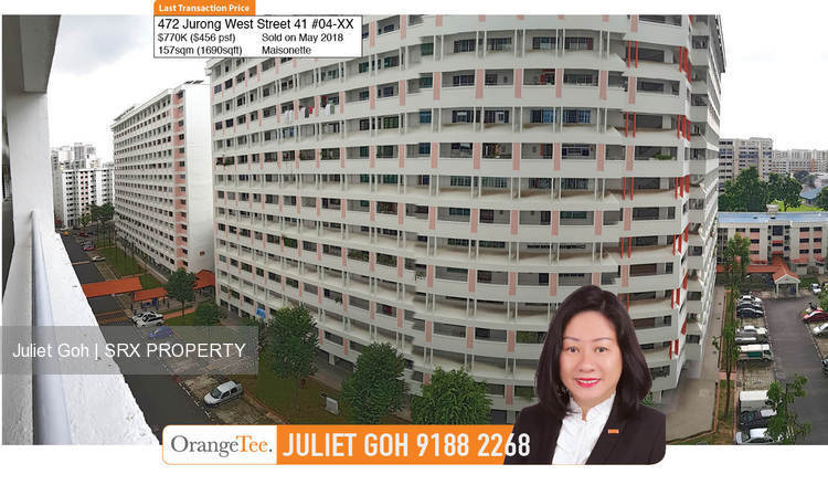 Blk 472 Jurong West Street 41 (Jurong West), HDB Executive #198481032